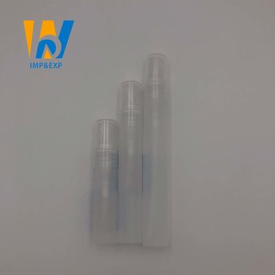 nueva llegada 10ml perfume plástico Pen With Clip Cap de la botella del espray de perfume del atomizador de muchos colores