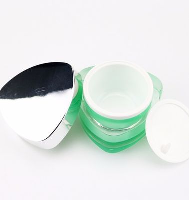 Pared doble 5ml 50ml de Brown de los tarros cosméticos plásticos vacíos negros púrpuras de la crema 10 onzas envases de plástico de 10 gramos