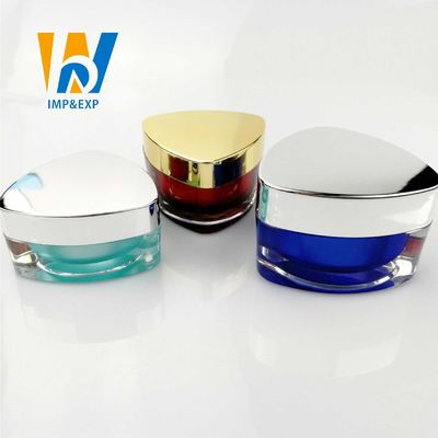 Pared doble 5ml 50ml de Brown de los tarros cosméticos plásticos vacíos negros púrpuras de la crema 10 onzas envases de plástico de 10 gramos