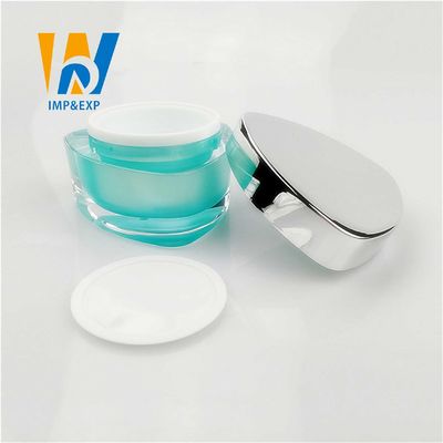 Pared doble 5ml 50ml de Brown de los tarros cosméticos plásticos vacíos negros púrpuras de la crema 10 onzas envases de plástico de 10 gramos